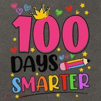 100 Days Smarter 100th Days Of School Gift Cotton Canvas Backpack
