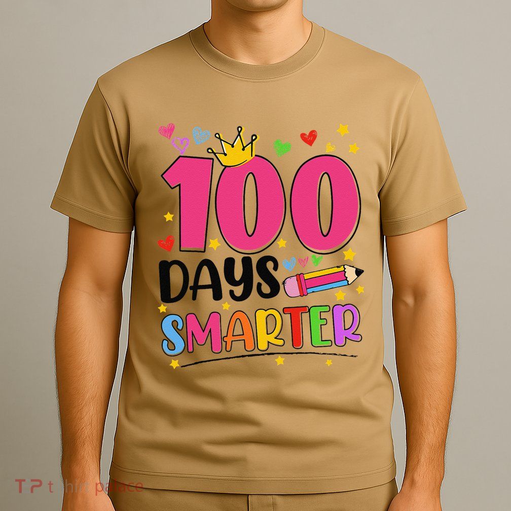 100 Days Smarter 100th Days Of School Gift T-Shirt