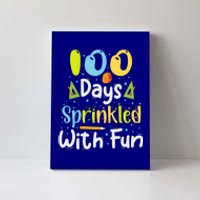 100 Days Sprinkled With Fun 100 Days Of School Gift Canvas