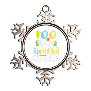 100 Days Sprinkled With Fun 100 Days Of School Gift Metallic Star Ornament