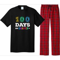 100 Days Smarter Teacher Or Student 100th Day Of School Pajama Set