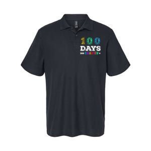 100 Days Smarter Teacher Or Student 100th Day Of School Softstyle Adult Sport Polo