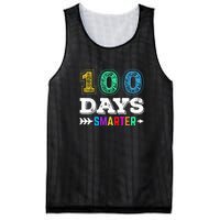 100 Days Smarter Teacher Or Student 100th Day Of School Mesh Reversible Basketball Jersey Tank