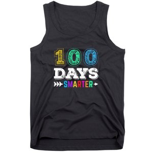 100 Days Smarter Teacher Or Student 100th Day Of School Tank Top