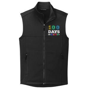 100 Days Smarter Teacher Or Student 100th Day Of School Collective Smooth Fleece Vest