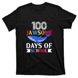 100 Jawsome Shark 100 Days Of School Teacher Boy Girl T-Shirt