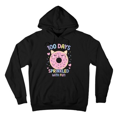 100 Days Sprinkled With Fun Donut School Hoodie