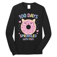 100 Days Sprinkled With Fun Donut School Long Sleeve Shirt