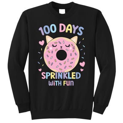 100 Days Sprinkled With Fun Donut School Sweatshirt