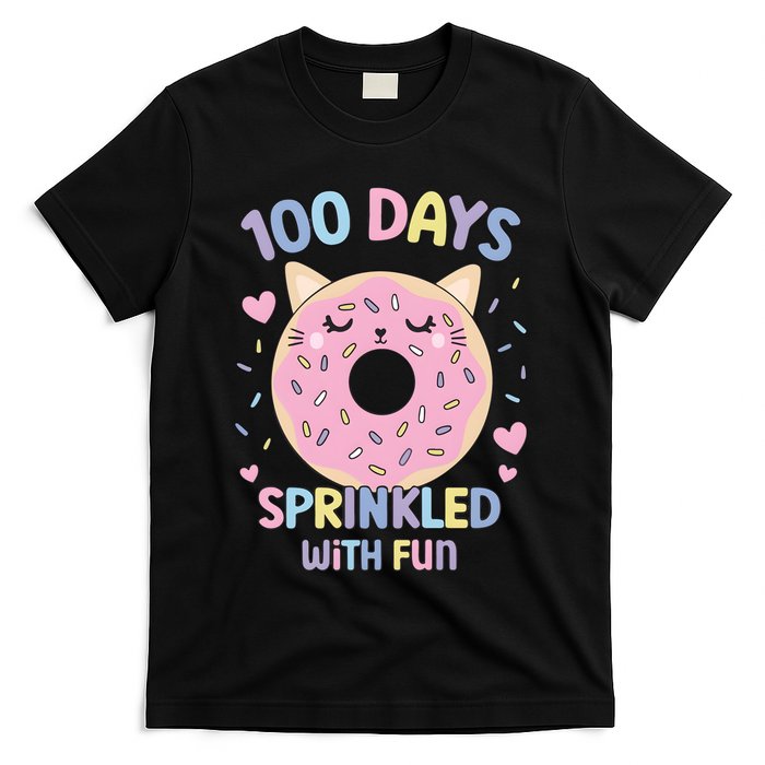 100 Days Sprinkled With Fun Donut School T-Shirt