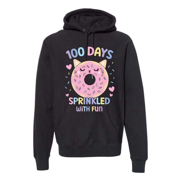 100 Days Sprinkled With Fun Donut School Premium Hoodie