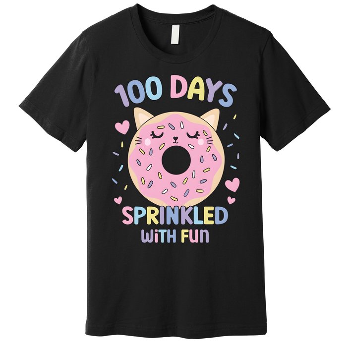 100 Days Sprinkled With Fun Donut School Premium T-Shirt