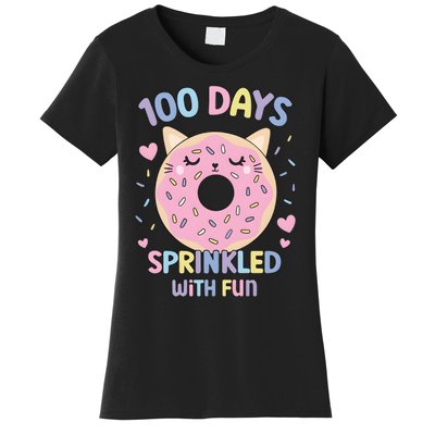 100 Days Sprinkled With Fun Donut School Women's T-Shirt