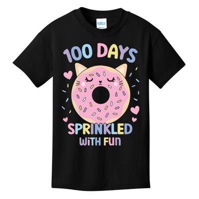 100 Days Sprinkled With Fun Donut School Kids T-Shirt