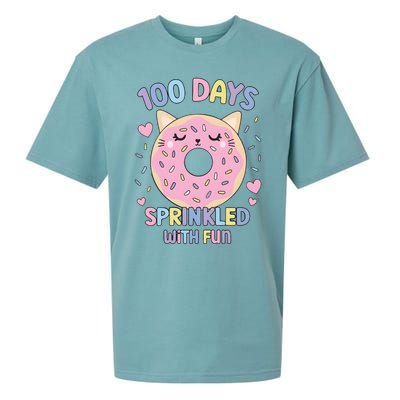 100 Days Sprinkled With Fun Donut School Sueded Cloud Jersey T-Shirt