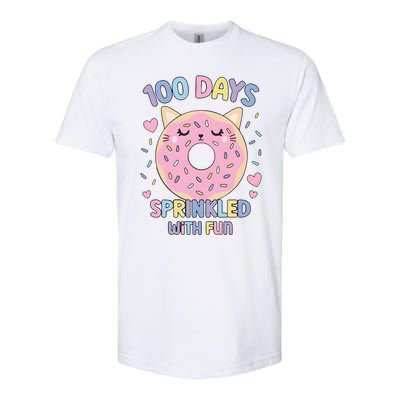 100 Days Sprinkled With Fun Donut School Softstyle CVC T-Shirt