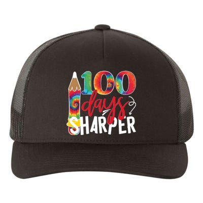 100 Days Sharper Teacher Student Yupoong Adult 5-Panel Trucker Hat