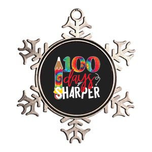 100 Days Sharper Teacher Student Metallic Star Ornament