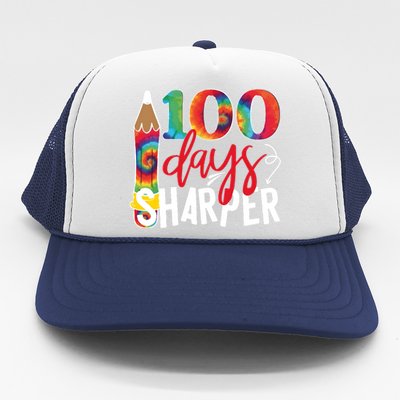 100 Days Sharper Teacher Student Trucker Hat