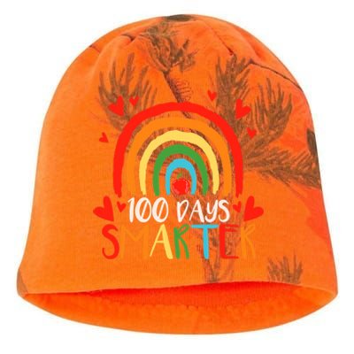 100 Days Smarter 100th Day Of School Teachers Gift Kati - Camo Knit Beanie