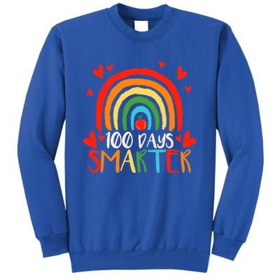 100 Days Smarter 100th Day Of School Teachers Gift Sweatshirt