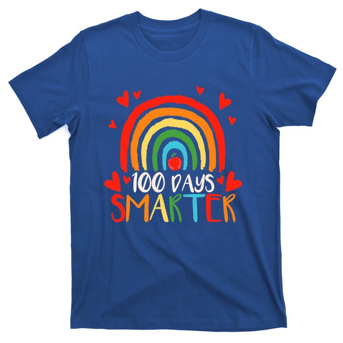 100 Days Smarter 100th Day Of School Teachers Gift T-Shirt