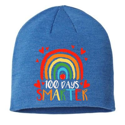 100 Days Smarter 100th Day Of School Teachers Gift Sustainable Beanie