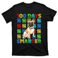 100 Days Smarter Frenchie Dog Lovers 100 Days Of School T-Shirt