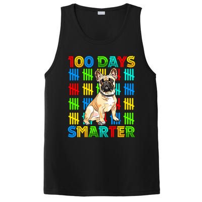 100 Days Smarter Frenchie Dog Lovers 100 Days Of School PosiCharge Competitor Tank