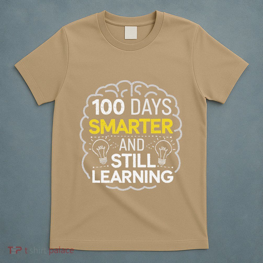 100 Days Smarter And Learning Colors For Outfit T-Shirt