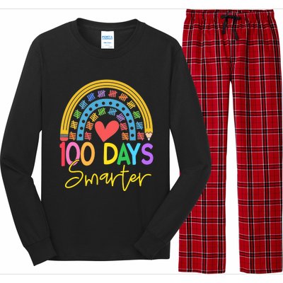 100 Days Smarter Rainbow Long Sleeve Pajama Set