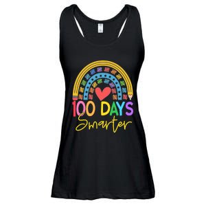 100 Days Smarter Rainbow Ladies Essential Flowy Tank