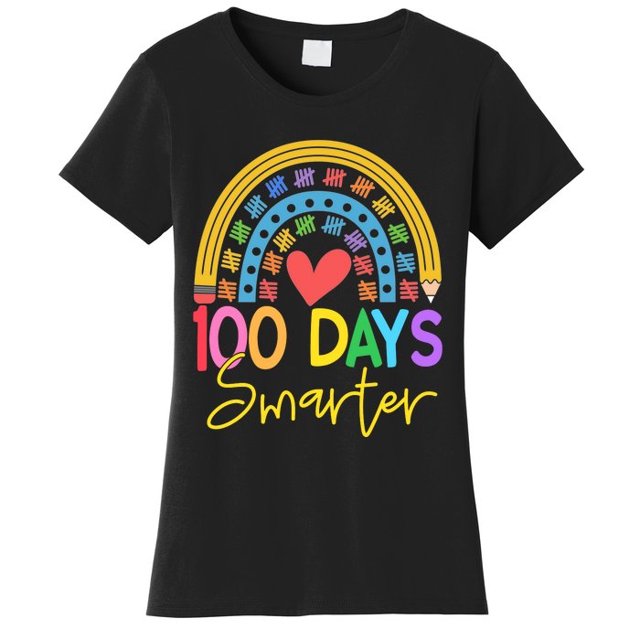 100 Days Smarter Rainbow Women's T-Shirt