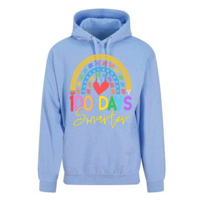 100 Days Smarter Rainbow Unisex Surf Hoodie