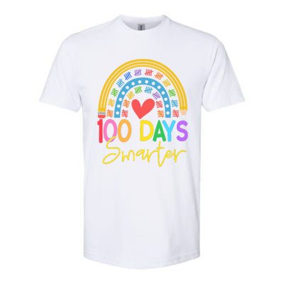 100 Days Smarter Rainbow Softstyle® CVC T-Shirt