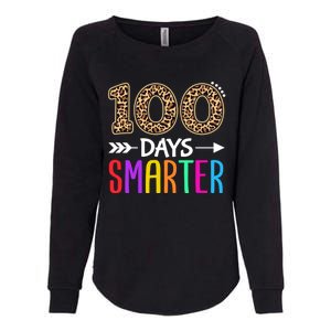 100 Days Smarter Kindergarten Child 100th Day Of School Womens California Wash Sweatshirt