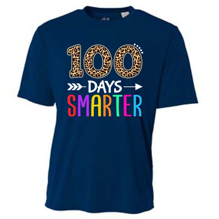 100 Days Smarter Kindergarten Child 100th Day Of School Cooling Performance Crew T-Shirt