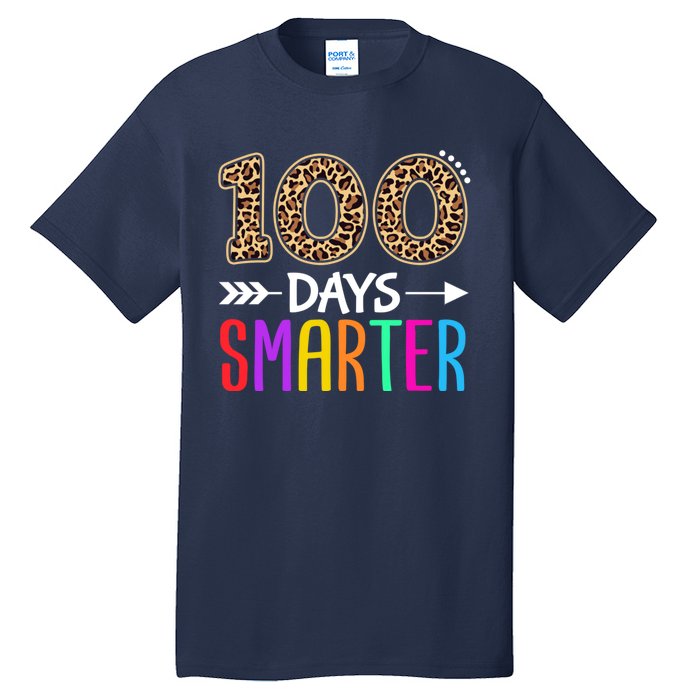 100 Days Smarter Kindergarten Child 100th Day Of School Tall T-Shirt