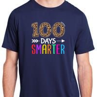 100 Days Smarter Kindergarten Child 100th Day Of School Adult ChromaSoft Performance T-Shirt