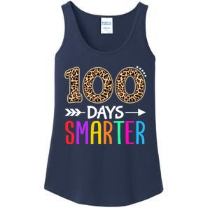 100 Days Smarter Kindergarten Child 100th Day Of School Ladies Essential Tank