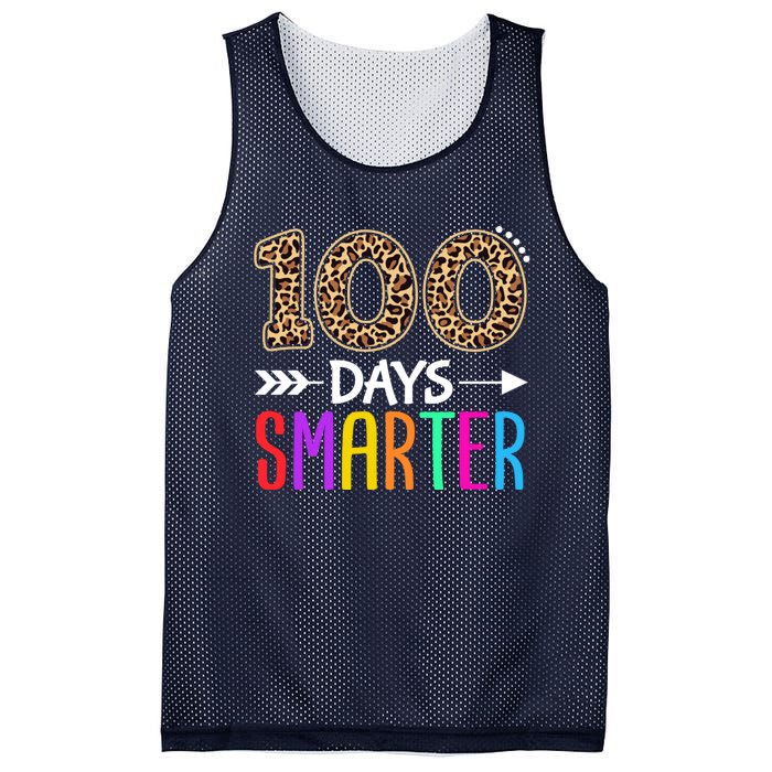 100 Days Smarter Kindergarten Child 100th Day Of School Mesh Reversible Basketball Jersey Tank