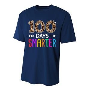 100 Days Smarter Kindergarten Child 100th Day Of School Performance Sprint T-Shirt