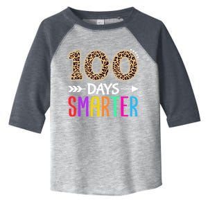 100 Days Smarter Kindergarten Child 100th Day Of School Toddler Fine Jersey T-Shirt