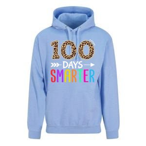 100 Days Smarter Kindergarten Child 100th Day Of School Unisex Surf Hoodie