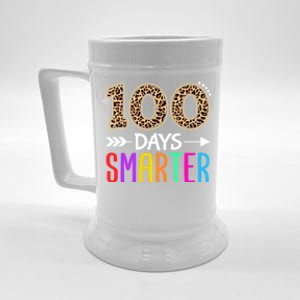 100 Days Smarter Kindergarten Child 100th Day Of School Beer Stein