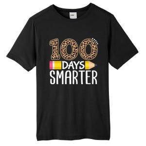 100 Days Smarter Teacher Or Student 100th Day Tall Fusion ChromaSoft Performance T-Shirt