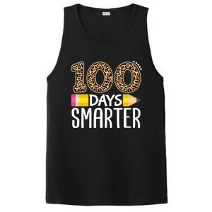 100 Days Smarter Teacher Or Student 100th Day PosiCharge Competitor Tank