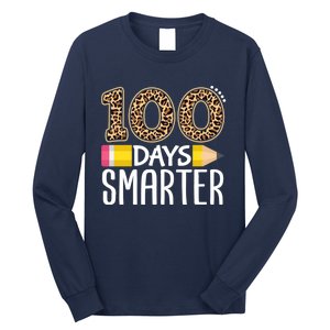 100 Days Smarter Teacher Or Student 100th Day Long Sleeve Shirt