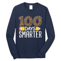 100 Days Smarter Teacher Or Student 100th Day Long Sleeve Shirt