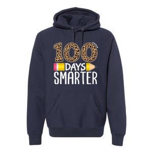 100 Days Smarter Teacher Or Student 100th Day Premium Hoodie